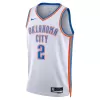 Men's Oklahoma City Thunder Shai Gilgeous-Alexander #2 White Swingman Jersey 2022/23 - Association Edition - acejersey