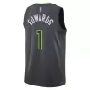 Men's Minnesota Timberwolves Anthony Edwards #1 Gray Swingman Jersey 2022/23 - Statement Edition - acejersey