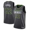 Men's Minnesota Timberwolves Towns #32 Gray Swingman Jersey 2022/23 - Statement Edition - acejersey