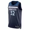 Men's Minnesota Timberwolves Towns #32 Navy Swingman Jersey 2022/23 - Icon Edition - acejersey