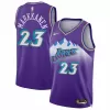 Men's Utah Jazz Lauri Markkanen #23 Purple Swingman Jersey 2022/23 - Classic Edition - acejersey