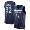 Men's Minnesota Timberwolves Towns #32 Navy Swingman Jersey 2022/23 - Icon Edition - acejersey