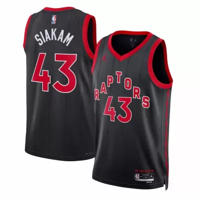 Men's Toronto Raptors Pascal Siakam #43 Black Swingman Jersey 2022 - Statement Edition - acejersey