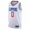 Men's Los Angeles Clippers Russell Westbrook #0 White Swingman Jersey 2022/23 - Association Edition - acejersey