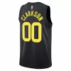 Men's Utah Jazz Jordan Clarkson #00 Black Swingman Jersey 2022/23 - Statement Edition - acejersey