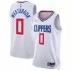 Men's Los Angeles Clippers Russell Westbrook #0 White Swingman Jersey 2022/23 - Association Edition - acejersey