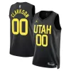 Men's Utah Jazz Jordan Clarkson #00 Black Swingman Jersey 2022/23 - Statement Edition - acejersey