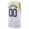 Men's Utah Jazz Jordan Clarkson #00 White Swingman Jersey 2022/23 - Association Edition - acejersey