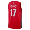 Men's Portland Trail Blazers Shaedon Sharpe #17 Red Swingman Jersey 2022/23 - Statement Edition - acejersey