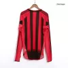 Men's AC Milan Home Long Sleeve Soccer Jersey 2004/05 - acejersey