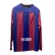Men's Barcelona Home Long Sleeve Soccer Jersey 2023/24 - acejersey