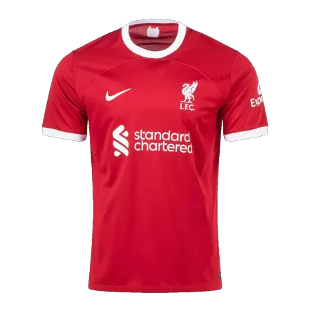 Men's Liverpool Home Soccer Jersey 2023/24 - acejersey