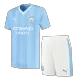 Men's Manchester City Home Jersey Full Kit 2023/24 - acejersey