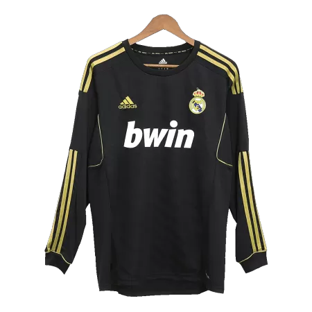 Real Madrid Away Retro Soccer Jersey Long Sleeve 2011/12 - acejersey
