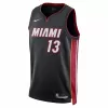 Men's Miami Heat Bam Adebayo #13 Black Swingman Jersey 2022/23 - Icon Edition - acejersey