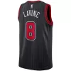 Men's Chicago Bulls Zach LaVine #8 Black Swingman Jersey 2022/23 - Statement Edition - acejersey