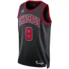 Men's Chicago Bulls Zach LaVine #8 Black Swingman Jersey 2022/23 - Statement Edition - acejersey