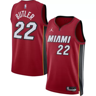 Men's Miami Heat Jimmy Butler #22 Red Swingman Jersey 2022/23 - Statement Edition - acejersey