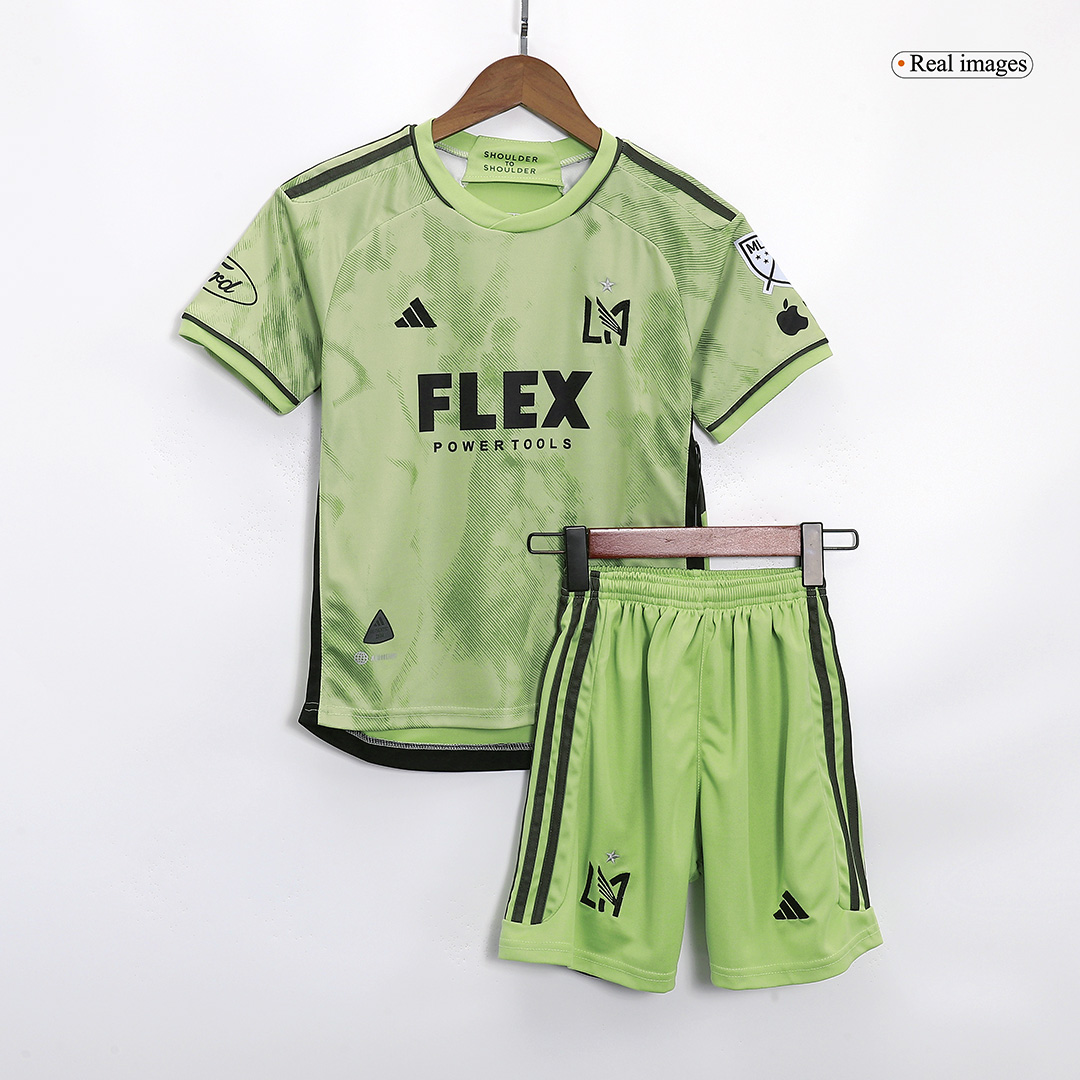 Kids Los Angeles FC Away Jersey Kit 2023