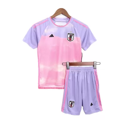 Kid's Japan Away World Cup Jerseys Kit(Jersey+Shorts) 2023 - acejersey