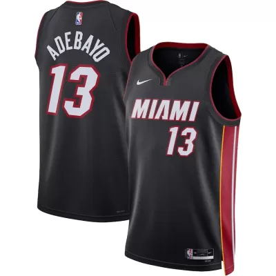 Men's Miami Heat Bam Adebayo #13 Black Swingman Jersey 2022/23 - Icon Edition - acejersey