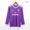 Real Madrid Away Retro Soccer Jersey Long Sleeve 2016/17 - acejersey