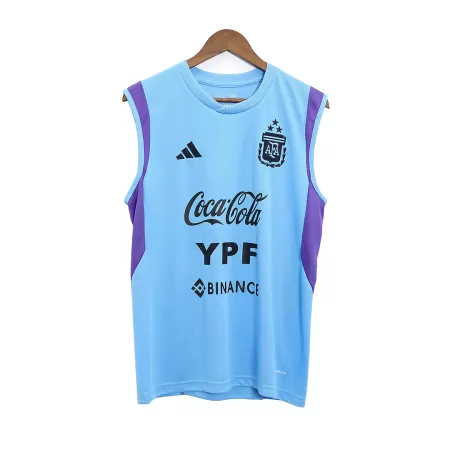 Argentina Pre-Match Blue Sleeveless Top 2023 - acejersey
