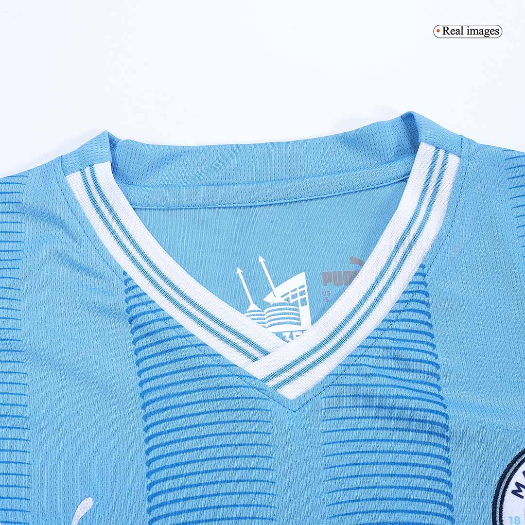  Manchester City FC Men’s 2023/24 Replica Home Soccer Jersey -  Team Light Blue : Sports & Outdoors