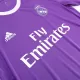 Real Madrid Away Retro Soccer Jersey Long Sleeve 2016/17 - acejersey