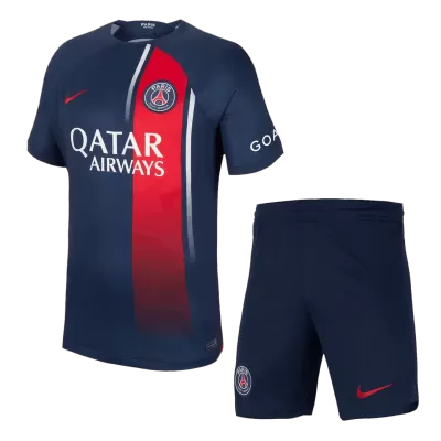 Men's PSG Home Jersey (Jersey+Shorts) Kit 2023/24 - acejersey