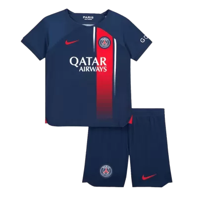 Kid's PSG Home Jerseys Kit(Jersey+Shorts) 2023/24 - acejersey