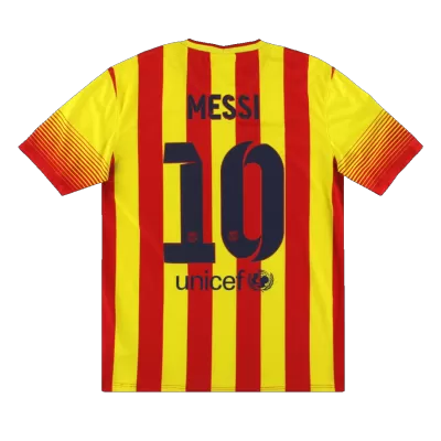 Barcelona MESSI #10 Away Retro Soccer Jersey 2013/14 - acejersey