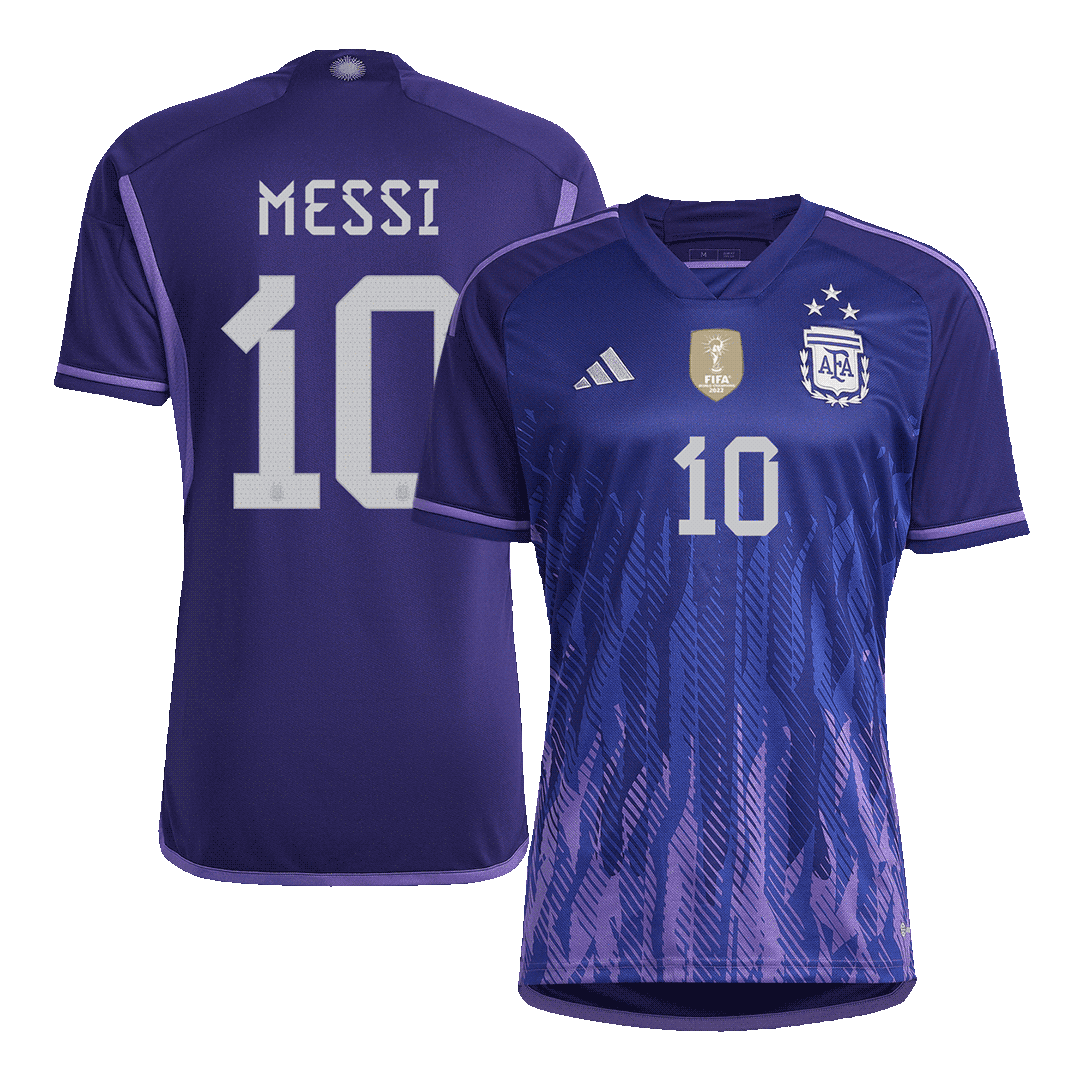 Argentina Away Jersey Qatar 2022 Messi (2022Fans) Fan Version Unboxing  Review 