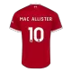 Men's Liverpool MAC ALLISTER #10 Home Soccer Jersey 2023/24 - Fans Version - acejersey