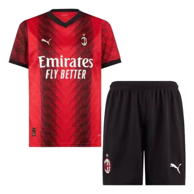 Men's AC Milan Home Jersey (Jersey+Shorts) Kit 2023/24 - Fans Version - acejersey