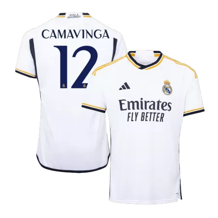 Men's Real Madrid CAMAVINGA #12 Home Soccer Jersey 2023/24 - acejersey