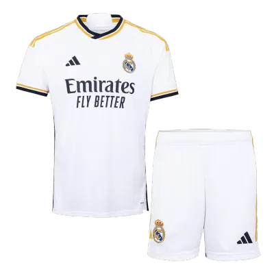 Men's Real Madrid Home Jersey (Jersey+Shorts) Kit 2023/24 - acejersey