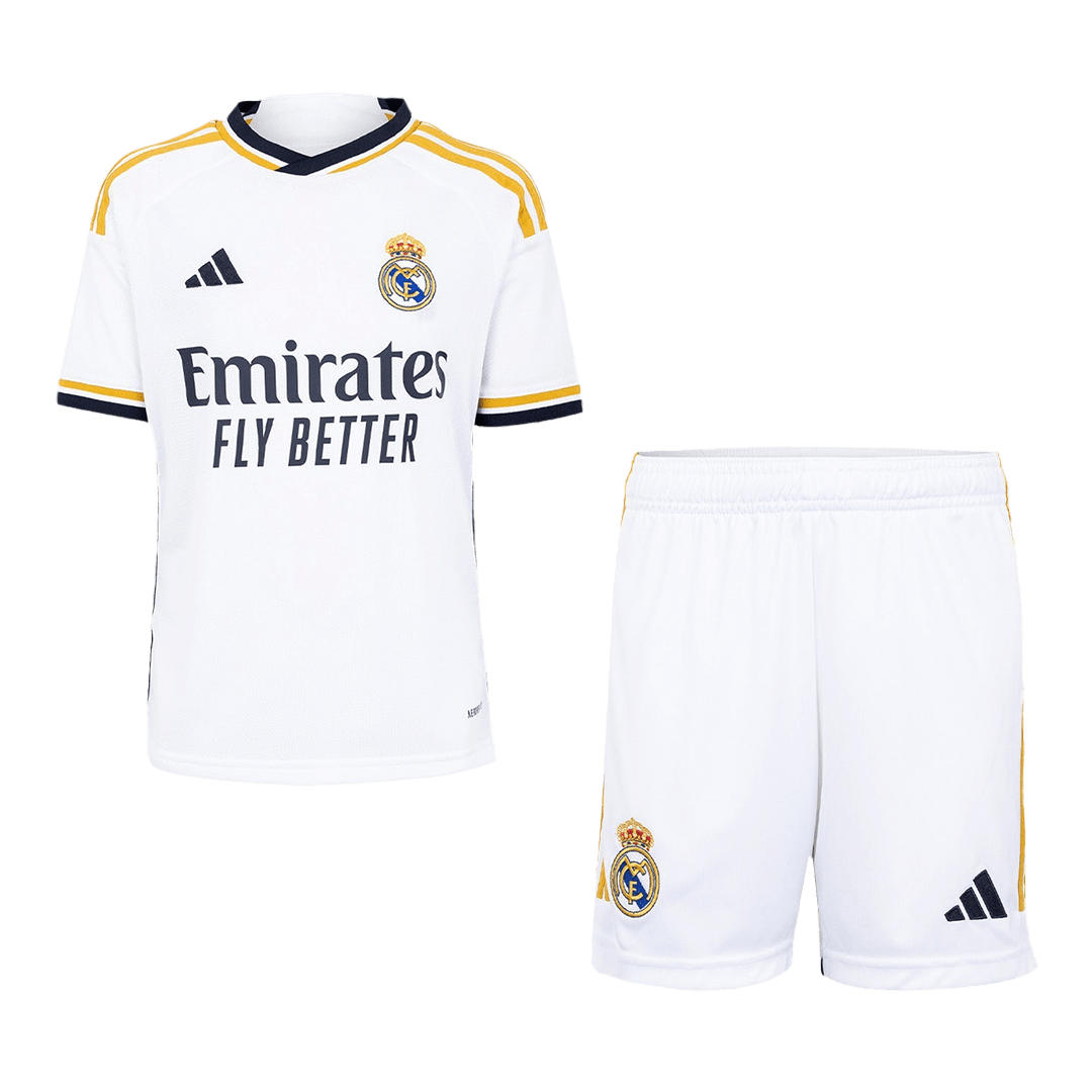 Women's Adidas Vini Jr. White Real Madrid 2023/24 Home Replica Player Jersey Size: Extra Large