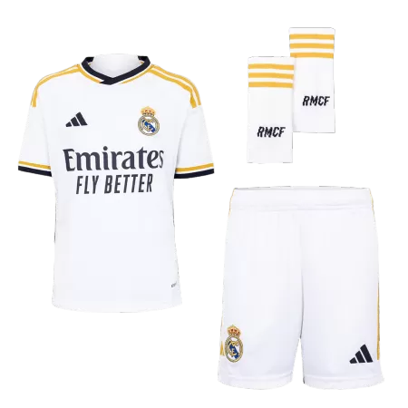 Kid's Real Madrid Home Jersey Full Kit 2023/24 - acejersey