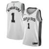 Men's San Antonio Spurs Victor Wembanyama #1 White Swingman Jersey 2022/23 - Association Edition - acejersey