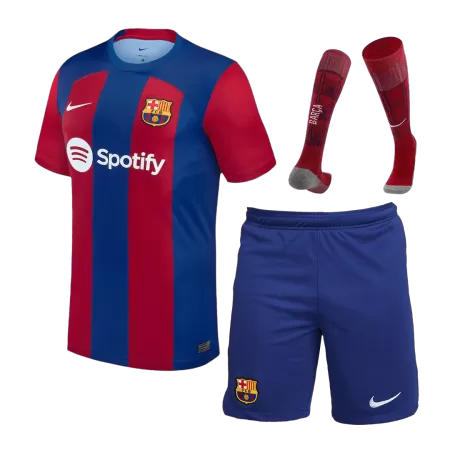 Men's Barcelona Home Jersey Full Kit 2023/24 - Fans Version - acejersey