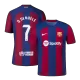 Barcelona O.DEMBÉLÉ #7 Home Soccer Jersey 2023/24 - Player Version - acejersey