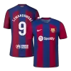 Barcelona LEWANDOWSKI #9 Home Soccer Jersey 2023/24 - Player Version - acejersey