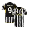 Men's Juventus VLAHOVIĆ #9 Home Soccer Jersey 2023/24 - Fans Version - acejersey