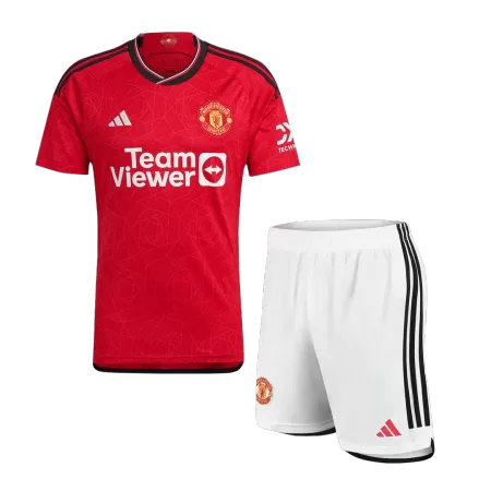 Men's Manchester United Home Jersey (Jersey+Shorts) Kit 2023/24 - acejersey