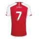 Men's Arsenal SAKA #7 Home Soccer Jersey 2023/24 - Fans Version - acejersey