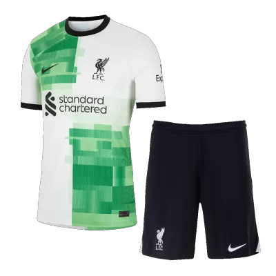 Men's Liverpool Away Jersey (Jersey+Shorts) Kit 2023/24 - Fans Version - acejersey