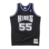 Men's Sacramento Kings Jason Williams #55 Black Hardwood Classics Authentic Jersey 1998/99 - acejersey