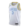 Men's Los Angeles Lakers Anthony Davis #3 White Swingman Jersey 2022/23 - Classic Edition - acejersey