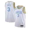 Men's Los Angeles Lakers Anthony Davis #3 White Swingman Jersey 2022/23 - Classic Edition - acejersey